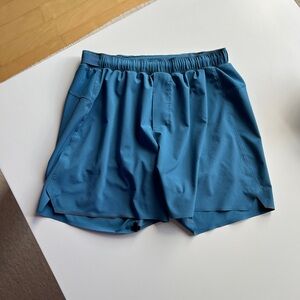 Lululemon Surge Shorts 6” Lined — Medium — Pewter Blue
